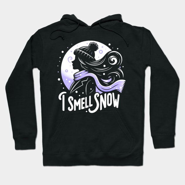 I Smell Snow - Silhouette by the Moon Hoodie by Fenay-Designs